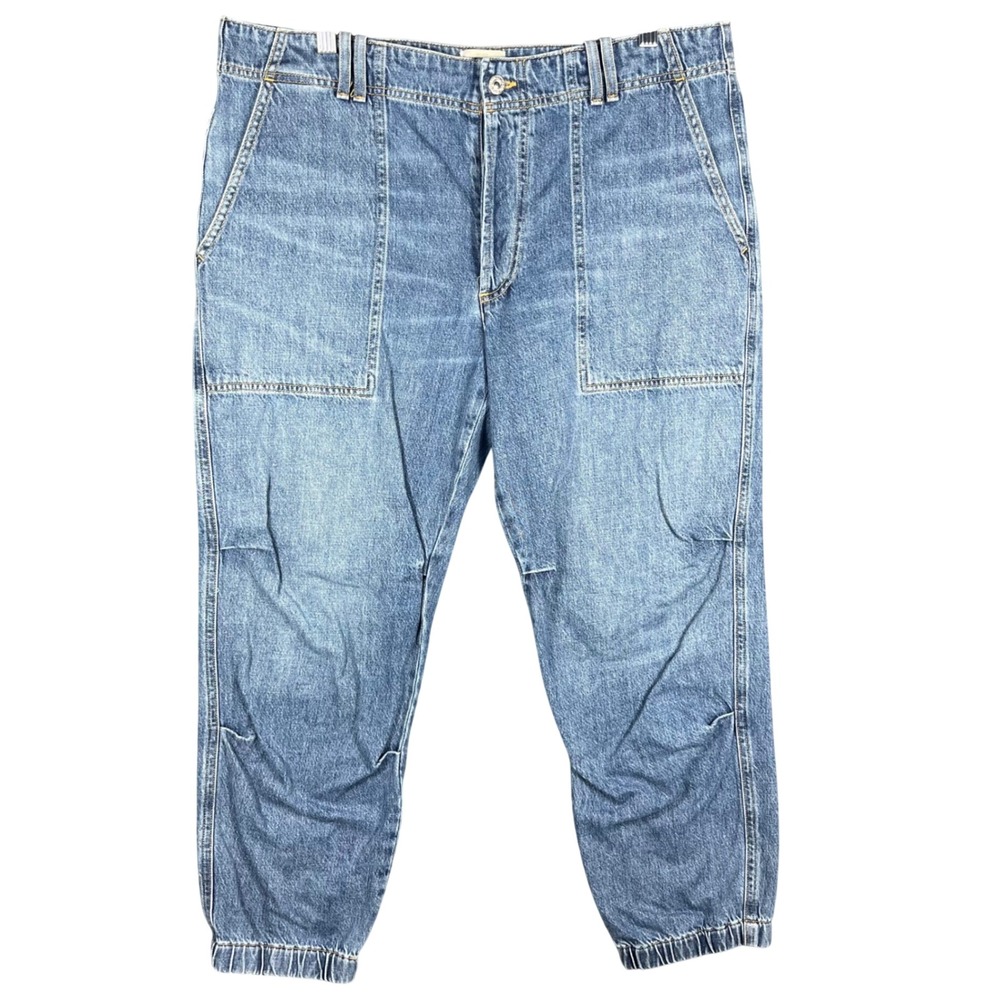 Citizens of Humanity Jogger Jeans Women 30 Blue Utility Button Fly High Rise